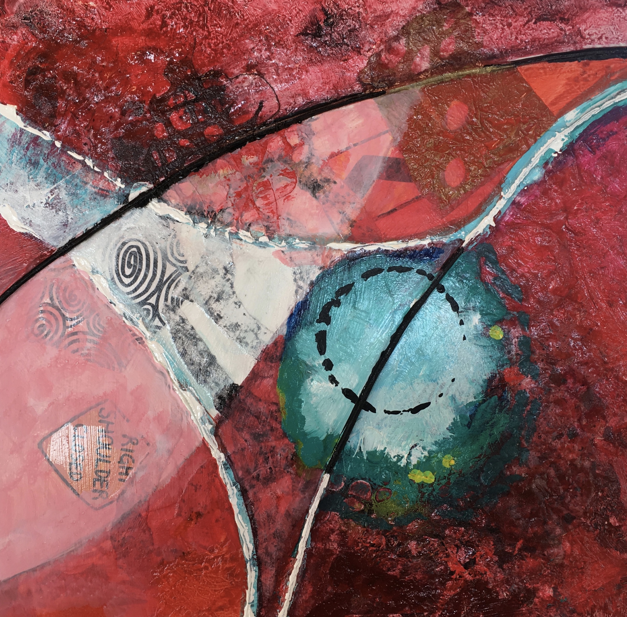 Red Turbine Stacked Hybrid by Helen E. Becker