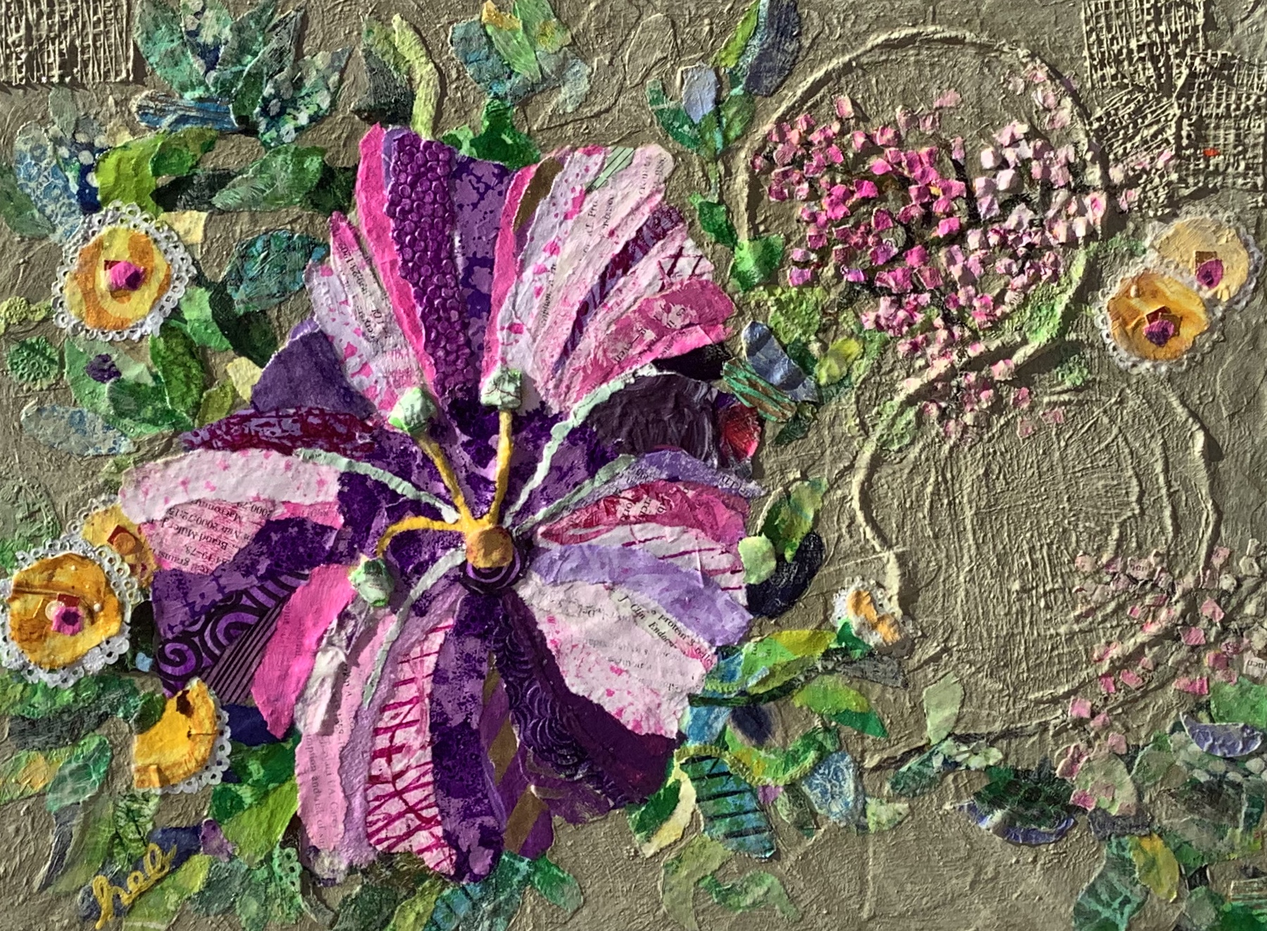 Garden Blooms by Helen E. Becker