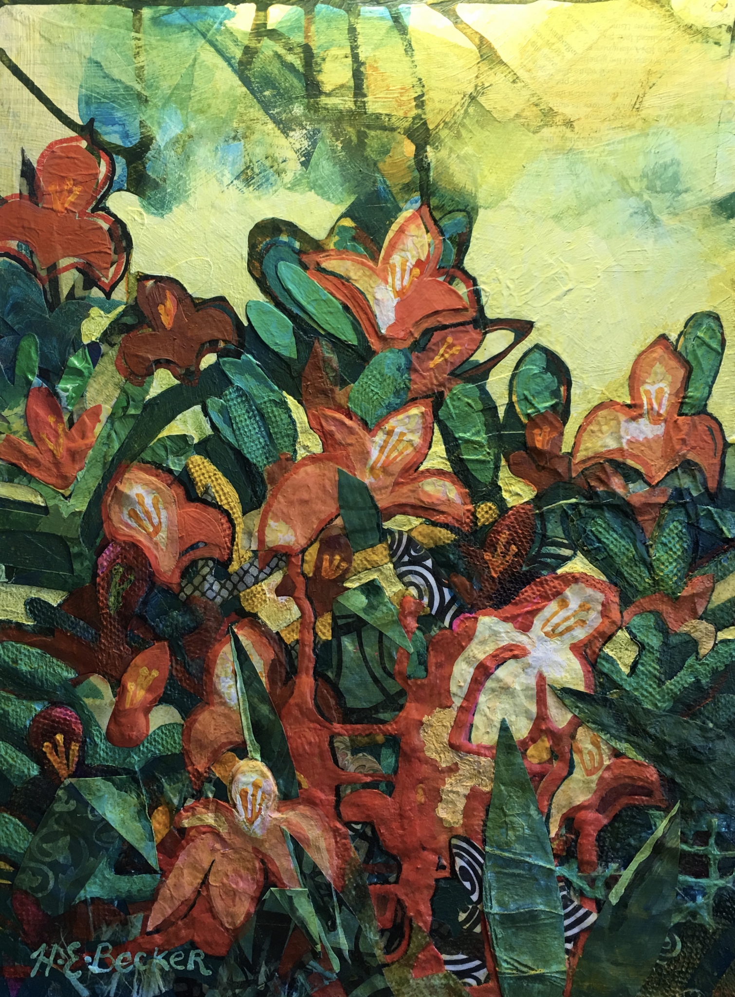 Sun-Kissed Cluster by Helen E. Becker