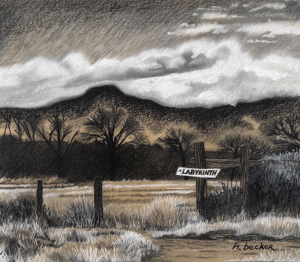 Click here to view Labyrinth Trailhead, Ghost Ranch, NM by Helen E. Becker
